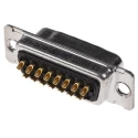 ITT Cannon ORIGINAL D 15 Way Straight Panel Mount D-Sub Connector Male 780V 5A 121073-2291 D