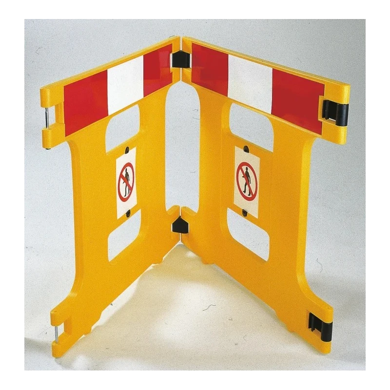 Addgards Yellow Folding Safety Barrier 800mm Height x 970mm Width HG2