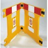 Addgards Yellow Folding Safety Barrier 800mm Height x 970mm Width HG2
