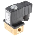 Burkert Brass Body Solenoid Valve 2 Port Normally Closed 110V AC 6.35 mm Orifice 3mm 125303