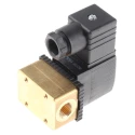Burkert Brass Body Solenoid Valve 2 Port Normally Closed 110V AC 6.35 mm Orifice 3mm 125303