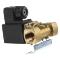 Burkert 0255 Series 2 Port Normally Closed Solenoid Valve, 110V AC, Brass Body, 1/2 in G Thread, 12.7 mm Outlet, Model 089403