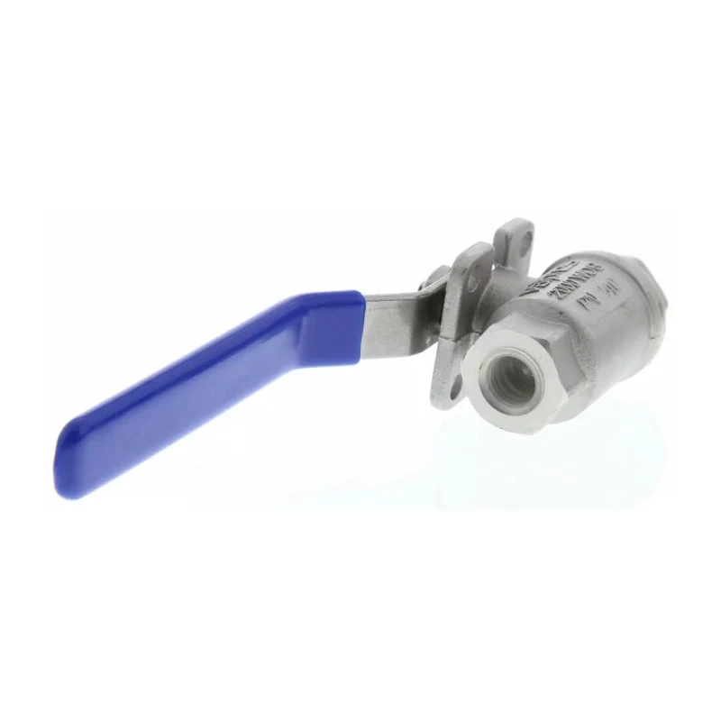 Legris Stainless Steel Threaded BSPP Female 1/4 in Ball Valve with Viton Rubber O-Rings 160°C 4812 10 13
