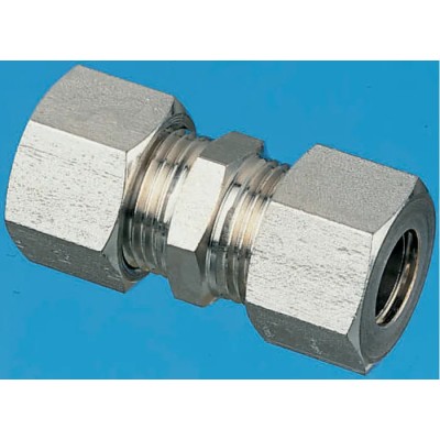 Legris Stainless Steel Pipe Fitting Straight Hexagon Coupler Compression 12mm 1806 12 00