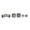 Legris Stainless Steel Pipe Fitting 90° Hexagon Elbow 80 bar Operating Pressure 1802 08 00