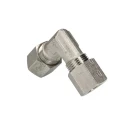 Legris Stainless Steel Pipe Fitting 90° Hexagon Elbow 80 bar Operating Pressure 1802 08 00