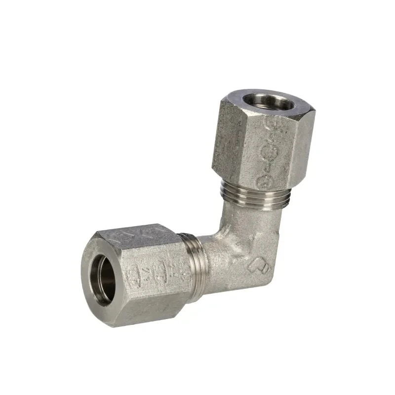 Legris Stainless Steel Pipe Fitting 90° Hexagon Elbow 80 bar Operating Pressure 1802 08 00