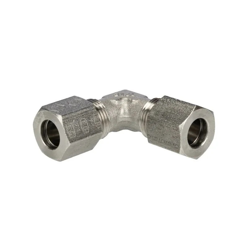 Legris Stainless Steel Pipe Fitting 90° Hexagon Elbow 80 bar Operating Pressure 1802 08 00
