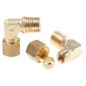 Legris Pneumatic Fitting Brass Pipe Fitting Compression Elbow Male BSPT 1/4 in to Female Metric 6 mm 0109 06 13
