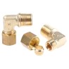 Legris Pneumatic Fitting Brass Pipe Fitting Compression Elbow Male BSPT 1/4 in to Female Metric 6 mm 0109 06 13