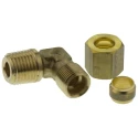 Legris Pneumatic Brass Pipe Fitting Compression Elbow Male BSPT 1/4 in to Female Metric 8 mm 0109 08 13
