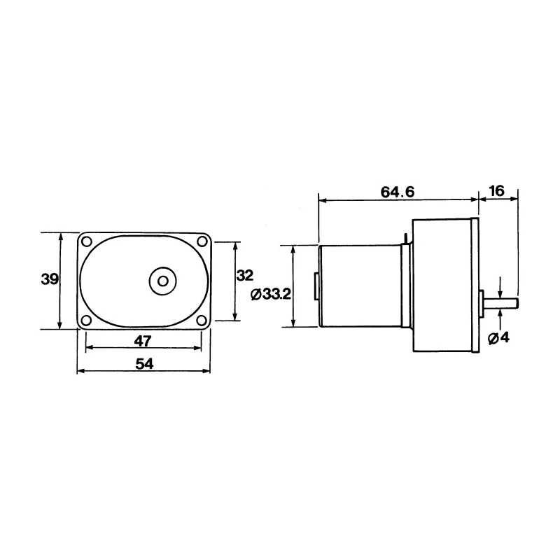 Philips Geared DC Geared Motor 12V DC 5W 30 Ncm Torque 60 RPM 4mm Shaft Diameter 9904 120 55606
