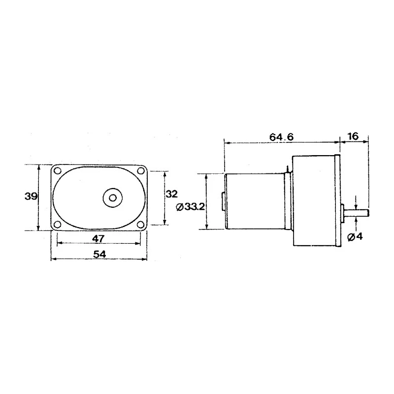 Philips Geared DC Geared Motor 12V DC 5W 30 Ncm Torque 60 RPM 4mm Shaft Diameter 9904 120 55606