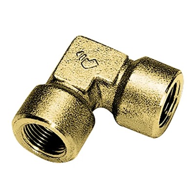 Legris Pneumatic Fitting Brass Pipe Fitting 90° Threaded Elbow Female G 1/8 in to Female G 1/8 in 0143 10 10