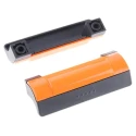 Elesa Black Orange Plastic Arch Shape Handle 33 mm Height 19 mm Width 114 mm Length 265111-C2