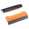 Elesa Black Orange Plastic Arch Shape Handle 33 mm Height 19 mm Width 114 mm Length 265111-C2