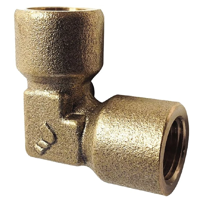 Legris Pneumatic Brass Pipe Fitting 90° Threaded Elbow Female G 1/4 in to Female G 1/4 in 0143 13 13