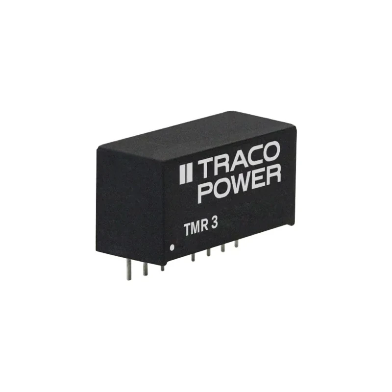 TRACOPOWER 3W SIP-8 Through Hole Regulated Isolated DC/DC Converter, 12V DC Output, 250mA Output Current, 9V-18V TMR 3-1212