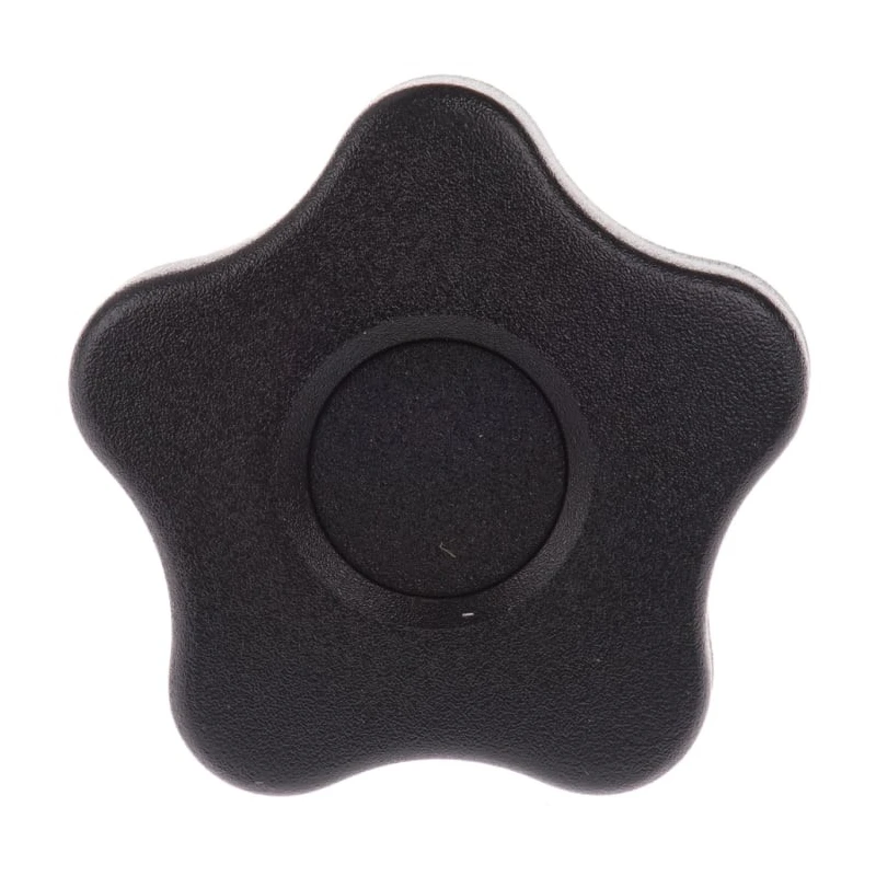Elesa Black Polypropylene Fibreglass Reinforced Polyamide Based Technopolymer Multiple Lobes Clamping Knob 40 mm Dia 69901