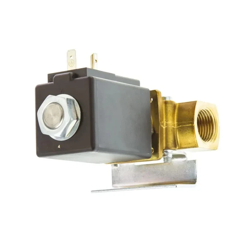 Burkert 2 Port NC Brass Body Solenoid Valve 230V AC, 1/4 in G, 12.7 mm Orifice Diameter 4mm 076551
