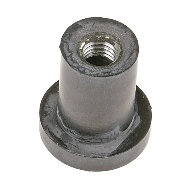 Fabreeka Anti-Vibration Mount, 8.4mm Bore Diameter, 24mm Outside Diameter, Neoprene Material, Operating FLEX LOC Q8