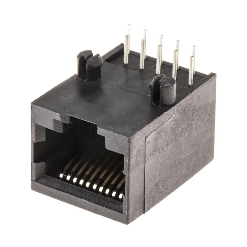 Bel-Stewart SS-64 Series RJ50 Connector Female Through Hole Unshielded Right Angle 1 Port 10 Way RJ50