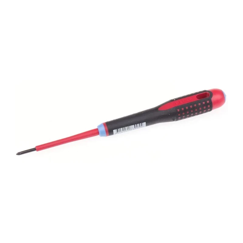 Bahco Standard Screwdriver PZ0 Tip 75 mm Blade Bi-Material Handle Alloy Steel VDE 1000V Approved 197mm Overall BE-8800S