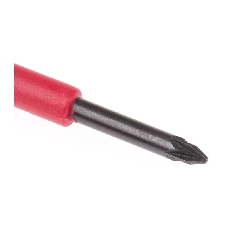 Bahco Standard Screwdriver PZ0 Tip 75 mm Blade Bi-Material Handle Alloy Steel VDE 1000V Approved 197mm Overall BE-8800S