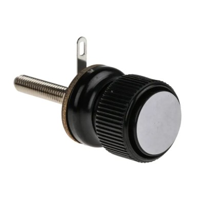 RS PRO Black Insulated Terminal Post 3kV Voltage, M6 Thread Size, 30A Current 444-781