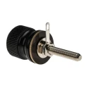 RS PRO Black Insulated Terminal Post 3kV Voltage, M6 Thread Size, 30A Current 444-781