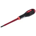Bahco Standard Philips Screwdriver PH2 Tip 100 mm Blade Insulated VDE 1000V Approved 222mm Overall BE-8620S
