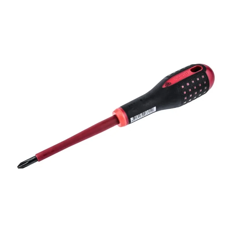 Bahco Standard Philips Screwdriver PH2 Tip 100 mm Blade Insulated VDE 1000V Approved 222mm Overall BE-8620S