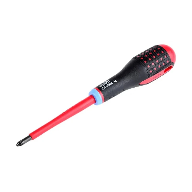 Bahco Standard Screwdriver PZ2 Tip 100 mm Blade VDE 1000V Approved, 222 mm Overall BE-8820S