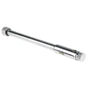 RS PRO Steel Long Ratchet Tap Wrench Chrome Finish 290mm Length Thread Size M5 to M12 444-924