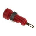 Hirschmann Test & Measurement Red Female Banana Socket, 2 mm Connector, Solder Termination, 60V dc, 6A, Gold 930308701