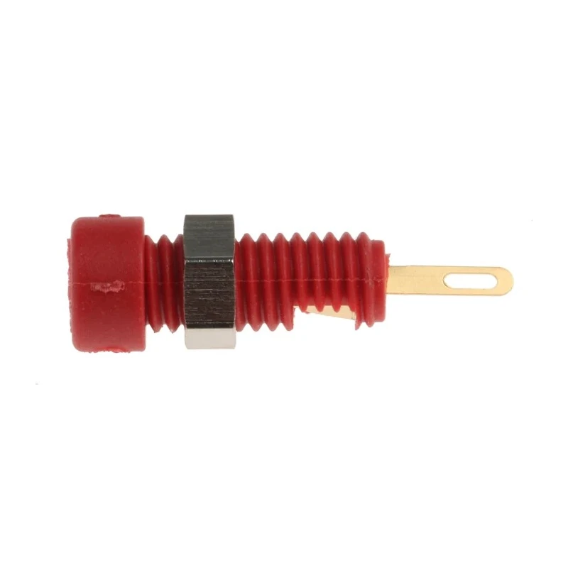 Hirschmann Test & Measurement Red Female Banana Socket, 2 mm Connector, Solder Termination, 60V dc, 6A, Gold 930308701