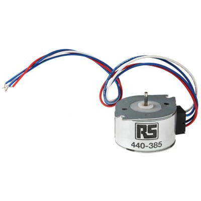 Crouzet Reversible AC Synchronous Motor 2.7 W 24-Pole 230-240 V Steel Shaft 2mm 7.8mm Length 82510001