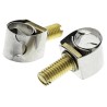 Unex Brass (Bolt), Stainless Steel Slotted Screw Hose Clip 7.4mm to 10mm ID 9937