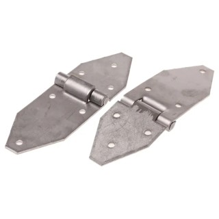 Savigny Stainless Steel Strap Hinge with Fixed Pin 40 mm x 130 mm x 2 mm 40417 IB