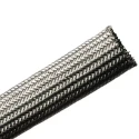 HellermannTyton Expandable Braided Polybutylene Terephthalate Cable Sleeve, Tin Plated 173-01400 HEGEMIP14-PET/SNCU-ML