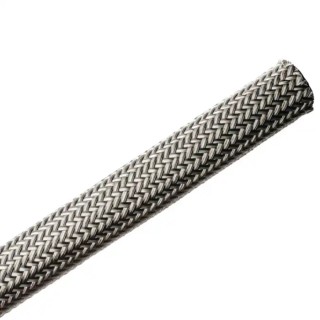 HellermannTyton Expandable Braided Polyethylene Terephthalate Cable Sleeve 8mm Diameter 100m 173-00800 HEGEMIP08-PET/SNCU-ML