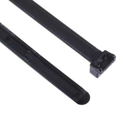 HellermannTyton Cable Tie Non-Releasable 210 mm Length x 8 mm Width Black Polyamide 66 121-82160 KR8/21-PA66UV-BK