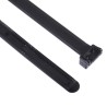 HellermannTyton Cable Tie Non-Releasable 210 mm Length x 8 mm Width Black Polyamide 66 121-82160 KR8/21-PA66UV-BK
