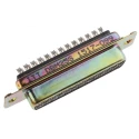 ITT Cannon 25 Way Straight 2.8 mm Pitch Panel Mount D-Sub Connector Female D3HC-MP-M