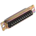 ITT Cannon 25 Way Straight 2.8 mm Pitch Panel Mount D-Sub Connector Female D3HC-MP-M