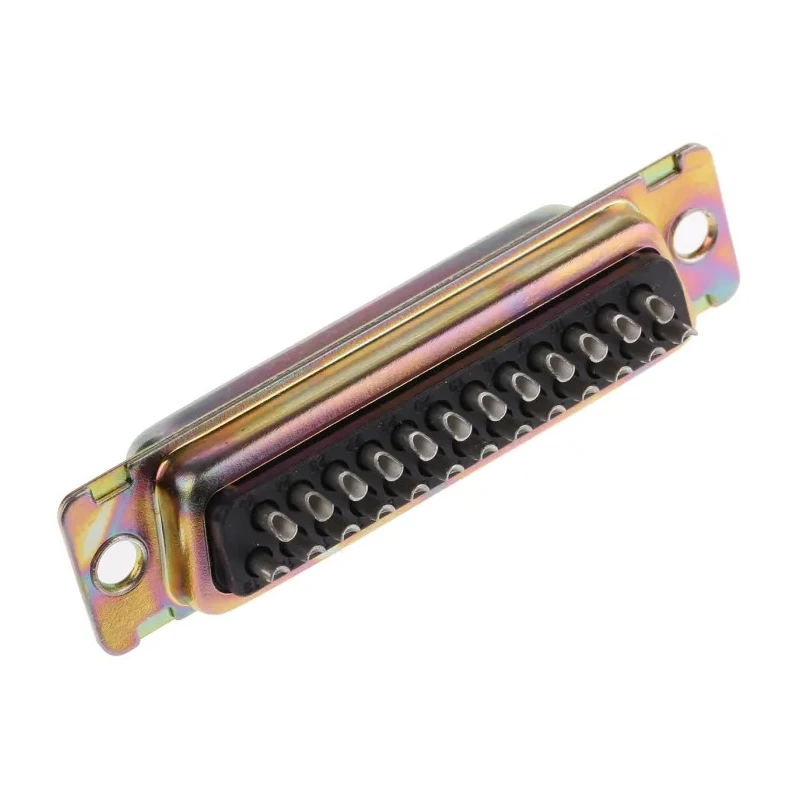 ITT Cannon 25 Way Straight 2.8 mm Pitch Panel Mount D-Sub Connector Female D3HC-MP-M