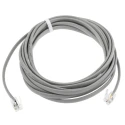 RS PRO Male RJ9 to Male RJ9 Telephone Extension Cable, Grey Sheath, 3 m 446-658