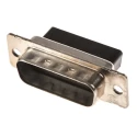 TE Connectivity AMPLIMITE HDP-20 15 Way Straight Cable D-Sub Connector, Male, 250V, Steel Housing, Gold Plated 205206-3