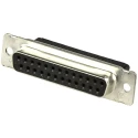 TE Connectivity AMPLIMITE HDP-20 25 Way Straight Cable D-Sub Connector with Standard Female 250V 3.7A 207463-1