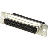 TE Connectivity AMPLIMITE HDP-20 25 Way Straight Cable D-Sub Connector with Standard Female 250V 3.7A 207463-1